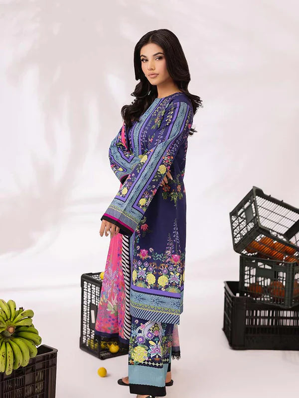 COCO BY ZARA SHAHJAHAN Printed three piece suit D-292
