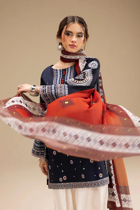 Sapphire Embroidered lawn Three Piece SPL-934