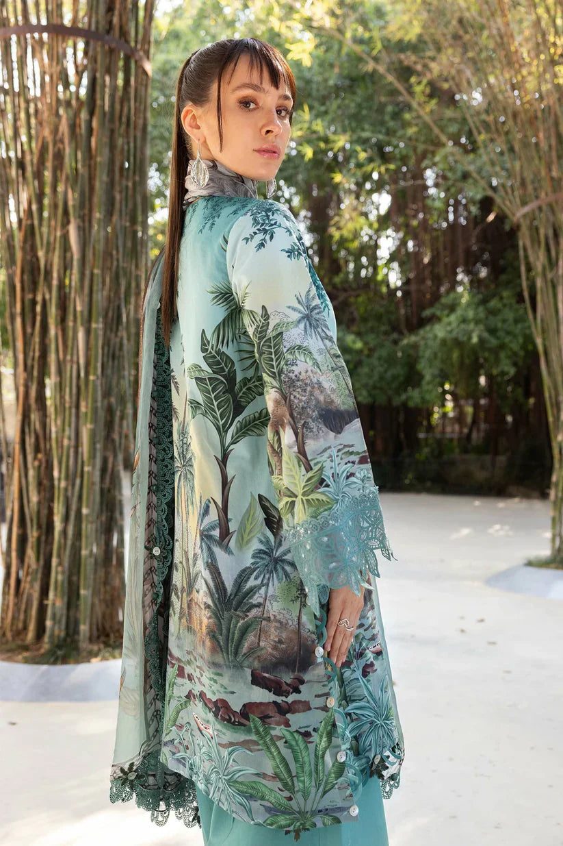 Maria B D-811 Printed three piece suit