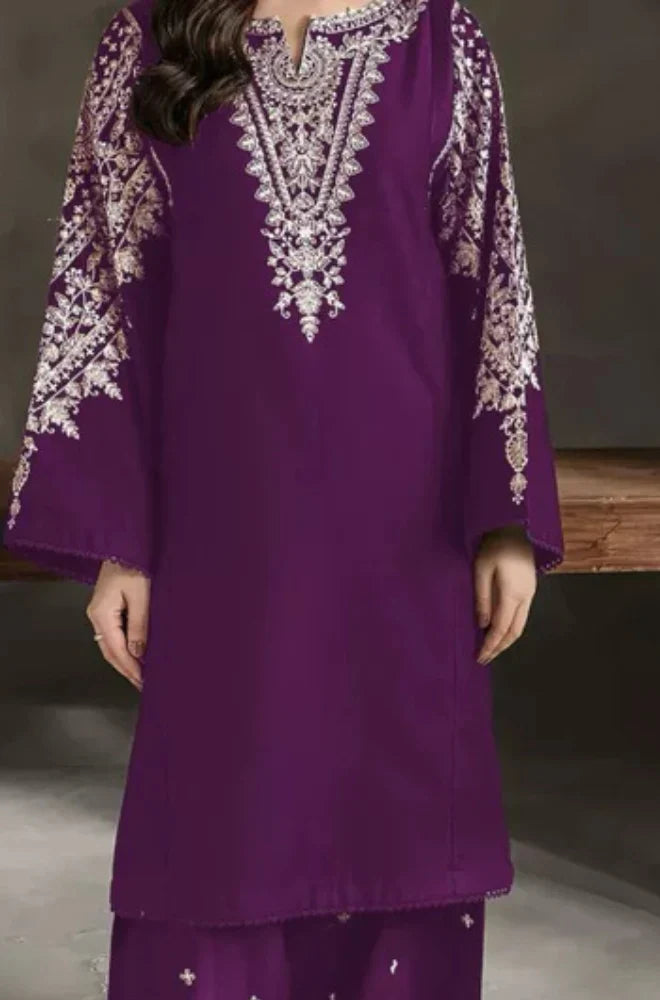 Batik Lawn Embroidered Two Piece BT-268