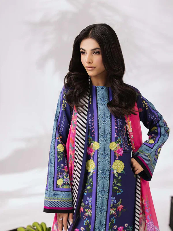 COCO BY ZARA SHAHJAHAN Printed three piece suit D-292