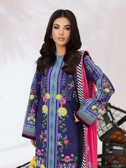 COCO BY ZARA SHAHJAHAN Printed three piece suit D-292