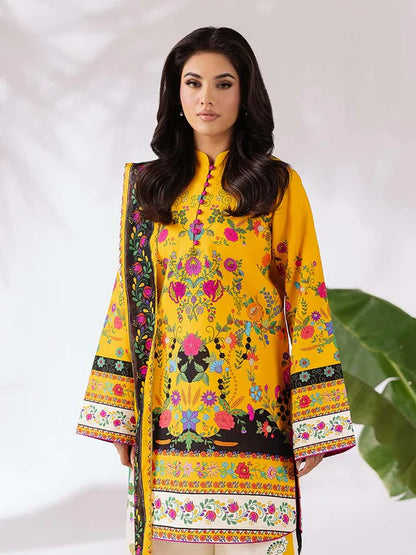 COCO BY ZARA SHAHJAHAN Printed three piece suit D-297