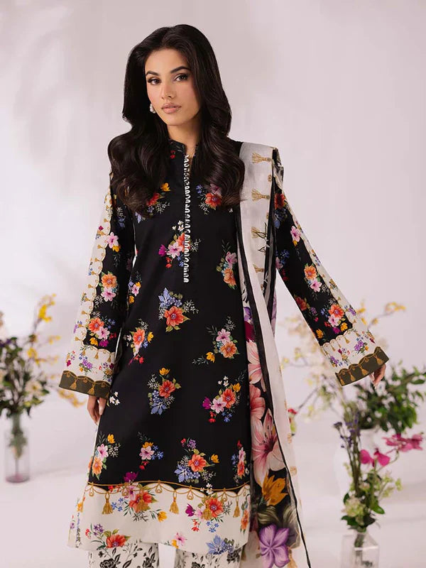 COCO BY ZARA SHAHJAHAN Printed three piece suit D-290