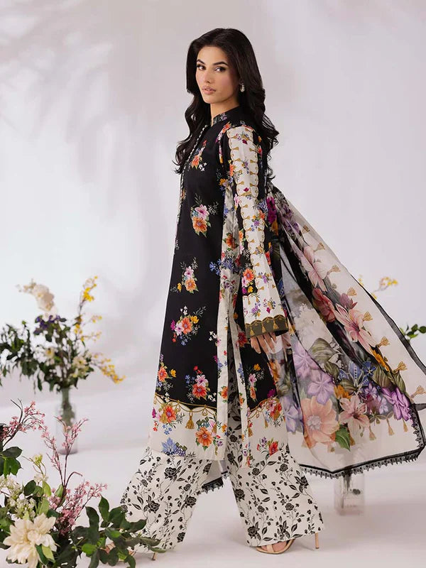 COCO BY ZARA SHAHJAHAN Printed three piece suit D-290