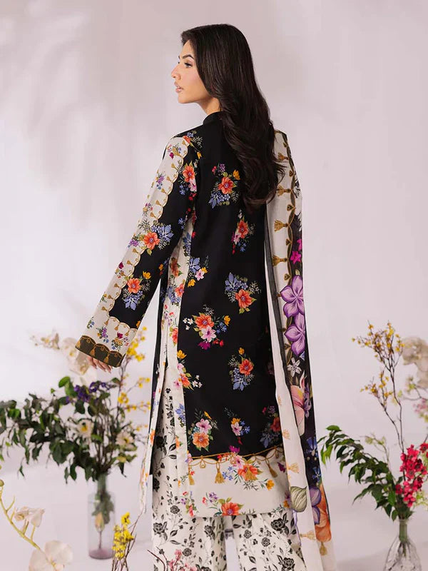 COCO BY ZARA SHAHJAHAN Printed three piece suit D-290