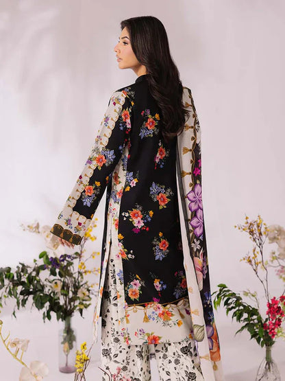 COCO BY ZARA SHAHJAHAN Printed three piece suit D-290