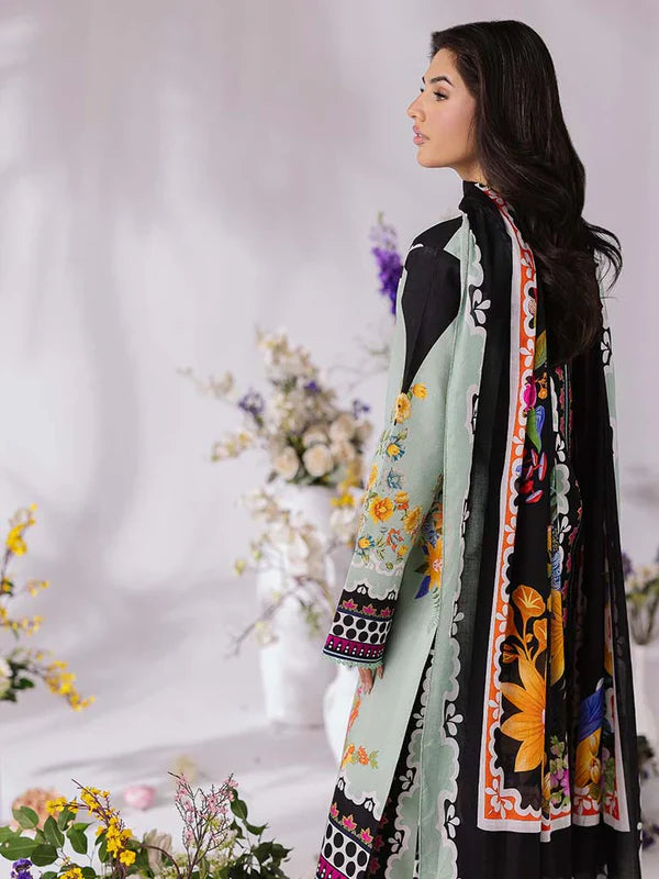 COCO BY ZARA SHAHJAHAN Printed three piece suit D-298