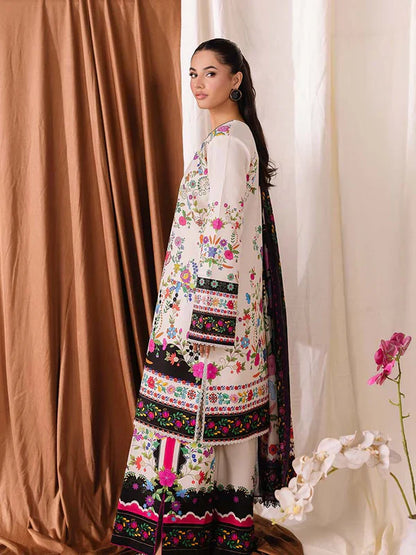 COCO BY ZARA SHAHJAHAN Printed three piece suit D-295