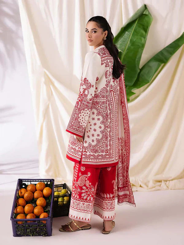 COCO BY ZARA SHAHJAHAN Printed three piece suit D-296