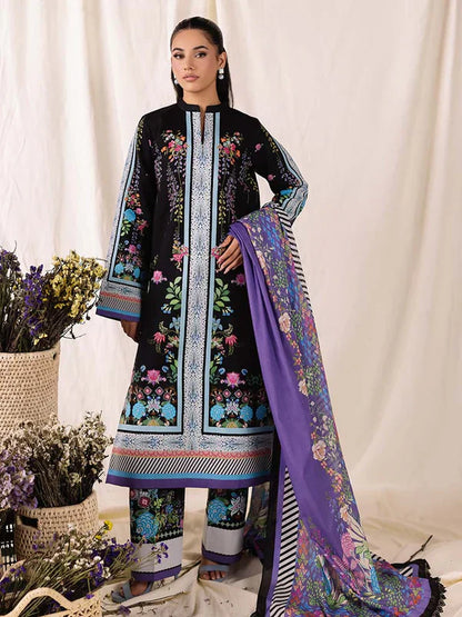 COCO BY ZARA SHAHJAHAN Printed three piece suit D-291