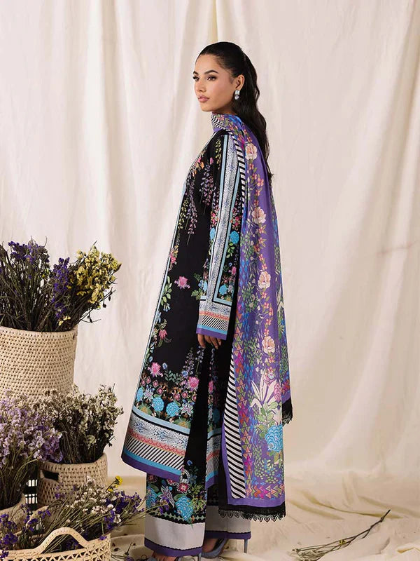 COCO BY ZARA SHAHJAHAN Printed three piece suit D-291