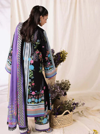 COCO BY ZARA SHAHJAHAN Printed three piece suit D-291