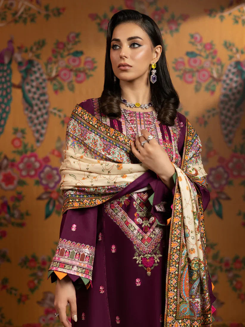 Misha Lawn Embroidered Three Piece MH-234