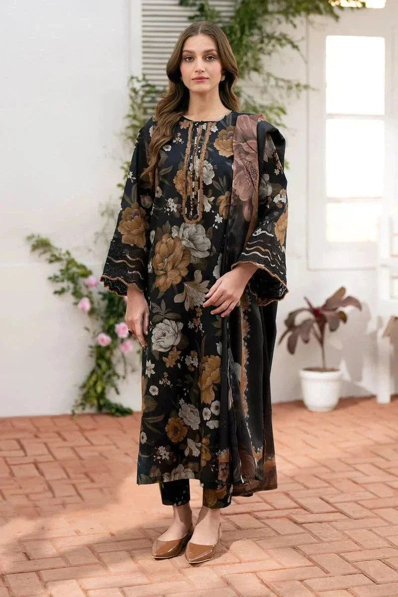 Sapphire D-100 Lawn Printed 3pc