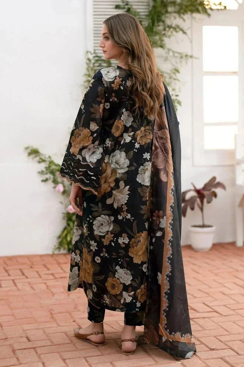 Sapphire D-100 Lawn Printed 3pc