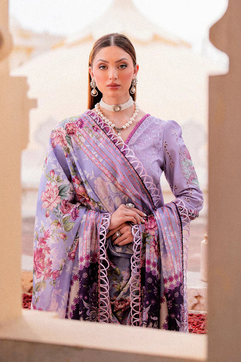 Zarposh Luxury Embroidered Lawn Suits Unstitched 3 Piece 114 KHAAS – Eid Collection