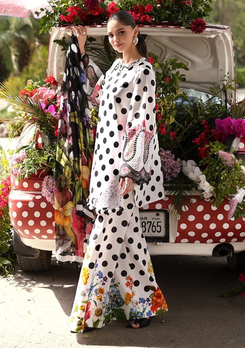 Maria B D-810 Printed three piece suit