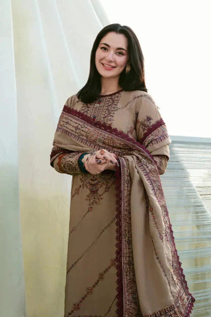 florant Embroidered Dhanak Three Piece FLO-185