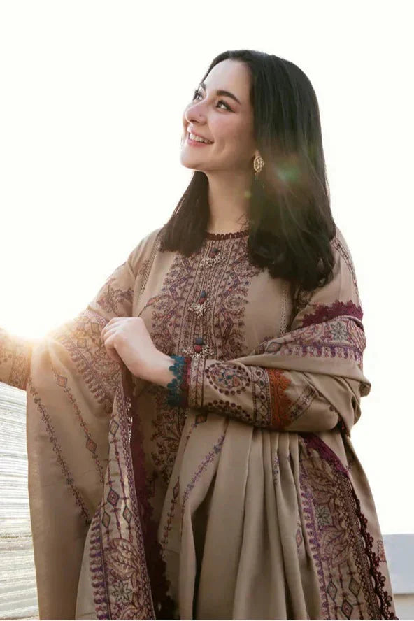 florant Embroidered Dhanak Three Piece FLO-185