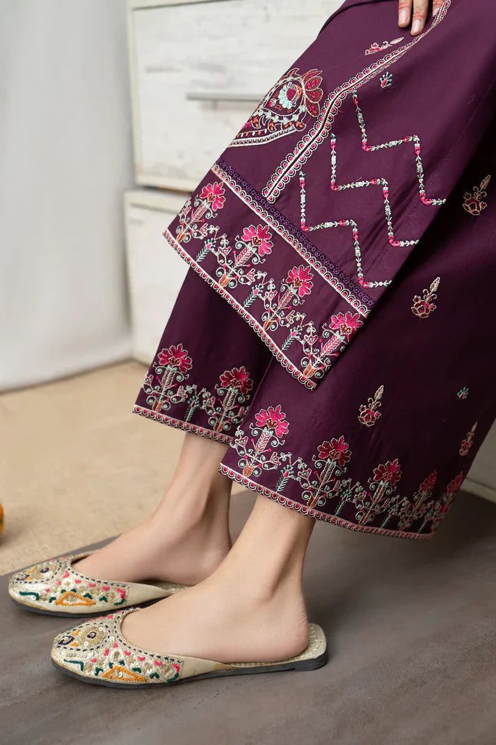 Urge Embroidered Dhanak Three Piece URW-169