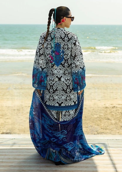Zainab chotani Embroidered lawn Three Piece ZC-6677