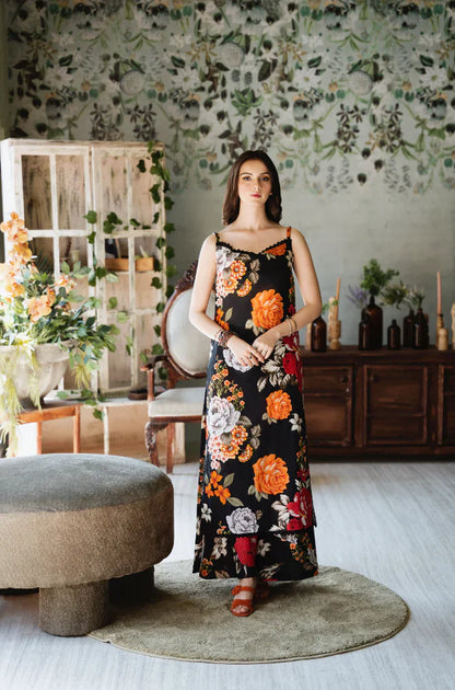 3 Piece - Printed Airjet Viscous Silk Suit | FCC - 841