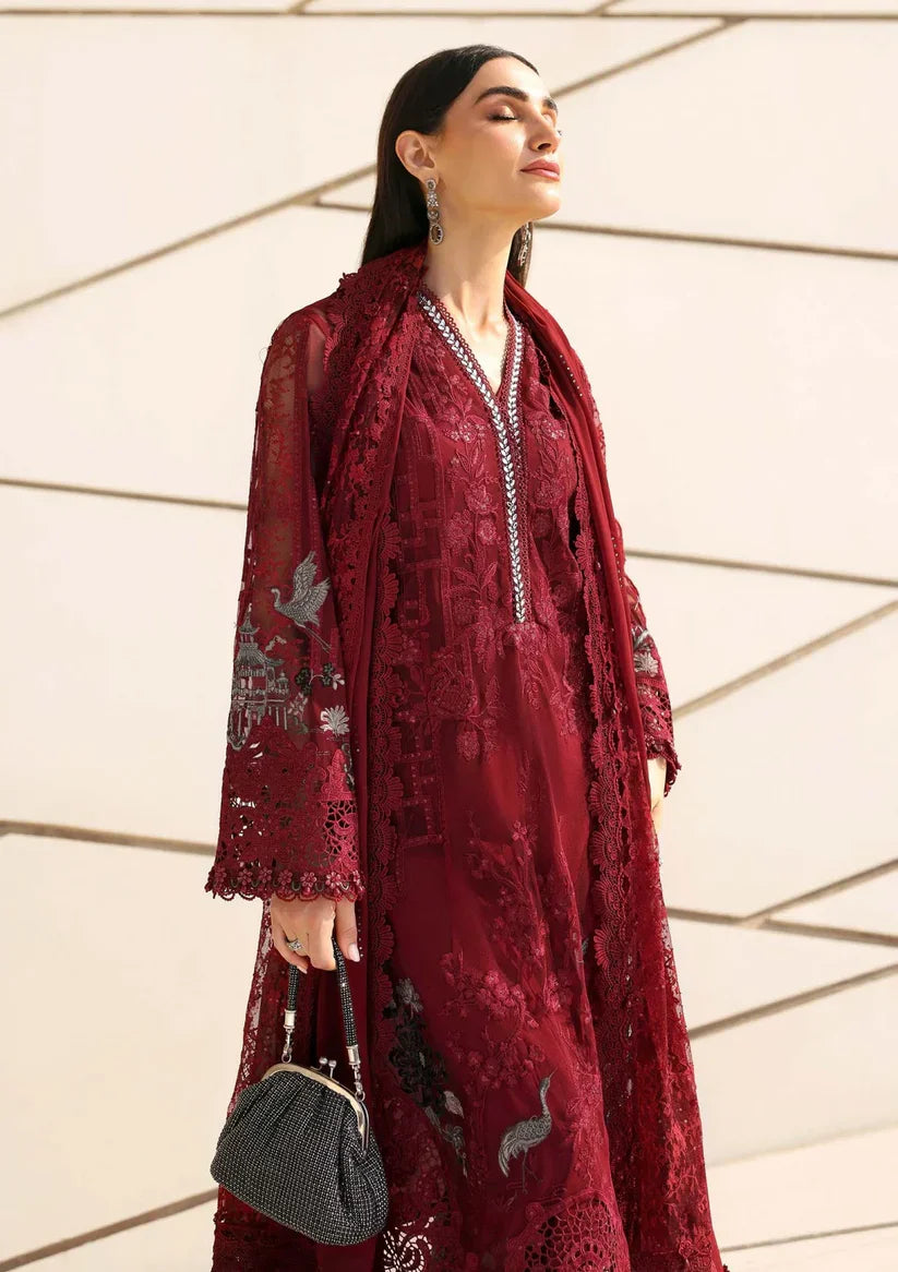 Maria-B Luxury 26 Lawn Chikenk-Kari Embroidered Three Piece MB-710