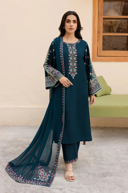 3 Piece - Nihan Embroidered Lawn Suit | SP - 29