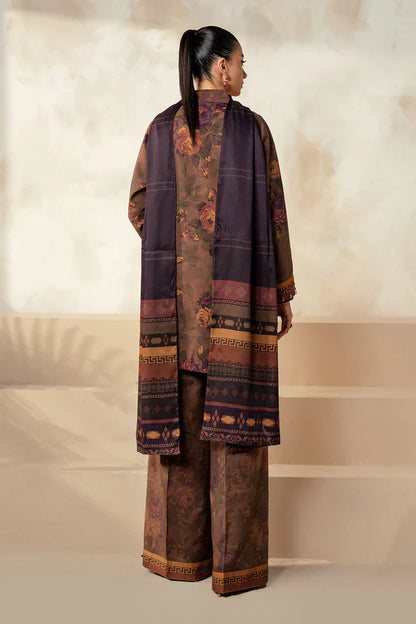 Baroque | Digital Printed Lawn Three Piece BQR-01