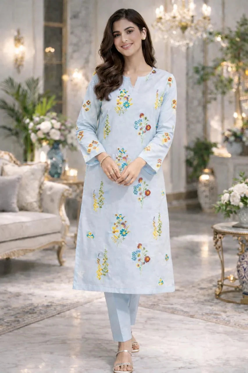 Izel D-312 Embroidered Two Piece Lawn Collection