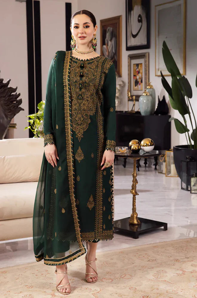 Asim jofa Embroidered Three Piece Lawn AJ-131