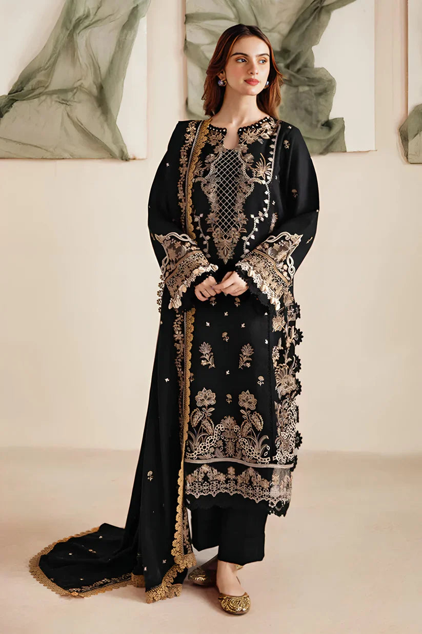 Florent Lawn Embroiderd Three Piece FL-134