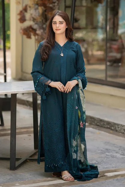 Zarashahjhan Embroidered lawn Three Piece COCO-49