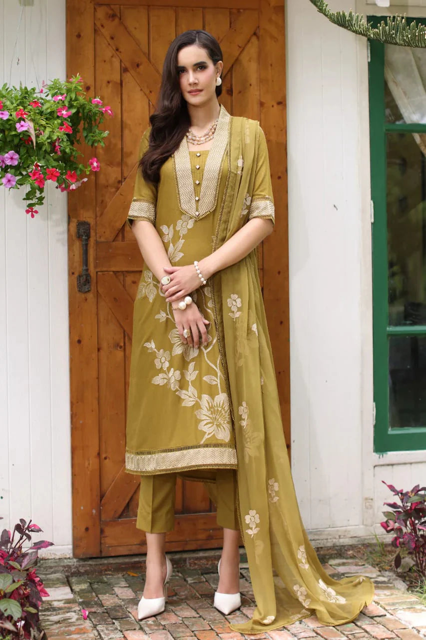 Bareeze Embroidered Lawn Three Piece Winter BR-86