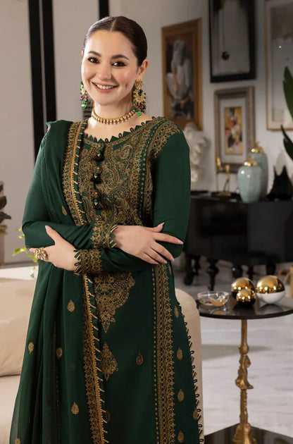Asim jofa Embroidered Three Piece Lawn AJ-131