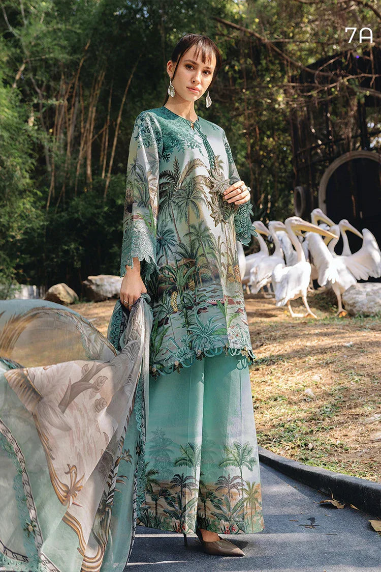 Maria B D-811 Printed three piece suit