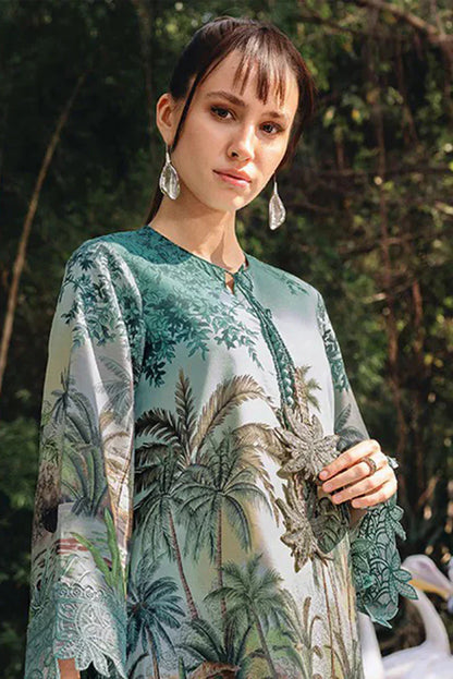 Maria B D-811 Printed three piece suit