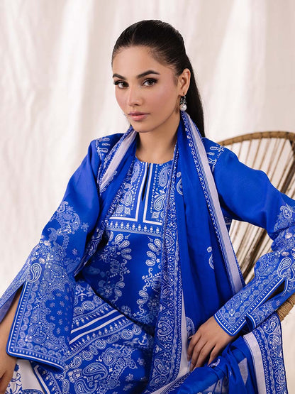 COCO BY ZARA SHAHJAHAN Printed three piece suit D-294
