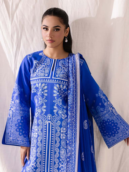 COCO BY ZARA SHAHJAHAN Printed three piece suit D-294