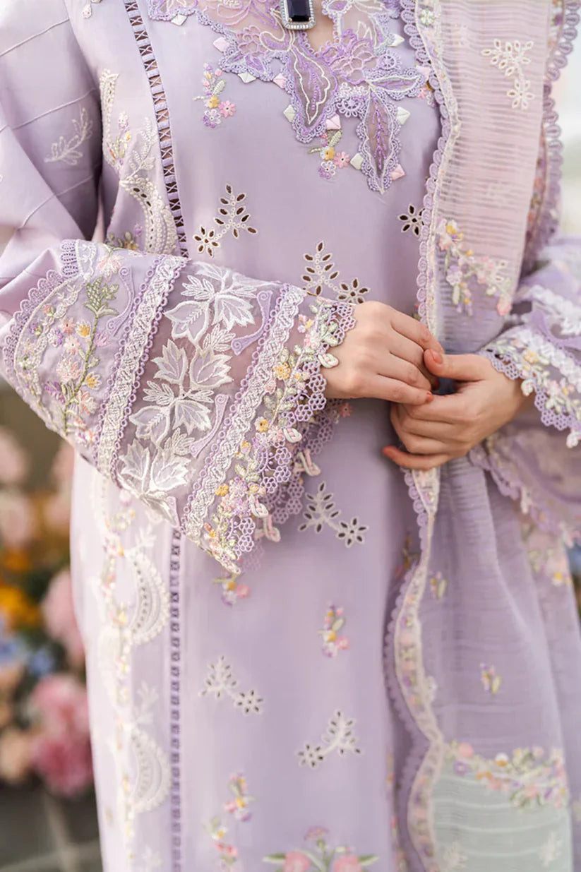 Qalamkar Lawn Chiken-Kari Embroidered Three Piece QL-141