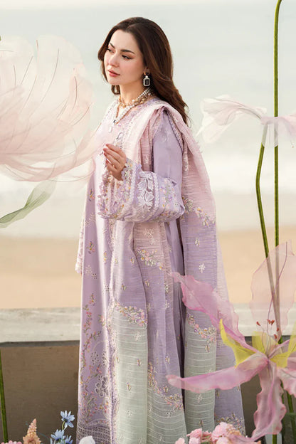 Qalamkar Lawn Chiken-Kari Embroidered Three Piece QL-141