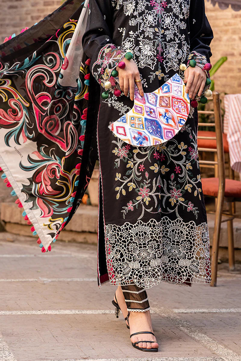 Mushq MQL-24 Embroidered Lawn 3pc