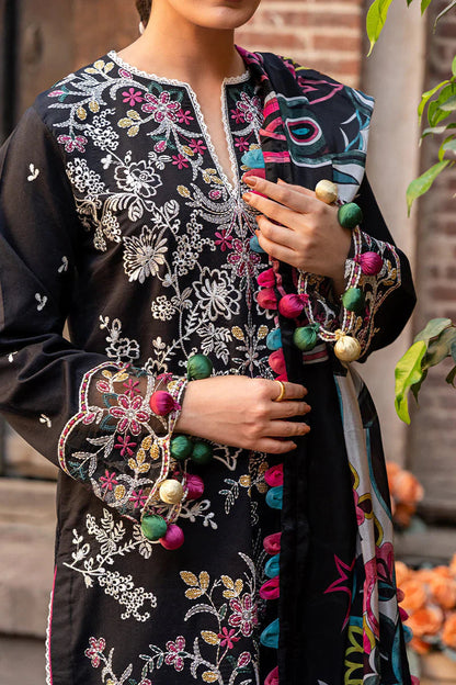 Mushq MQL-24 Embroidered Lawn 3pc