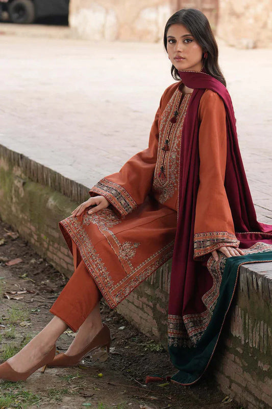 3 Piece - Jazmin Lawn Embroidered Suit | SP - 24