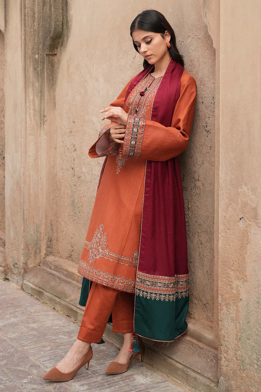 3 Piece - Jazmin Lawn Embroidered Suit | SP - 24