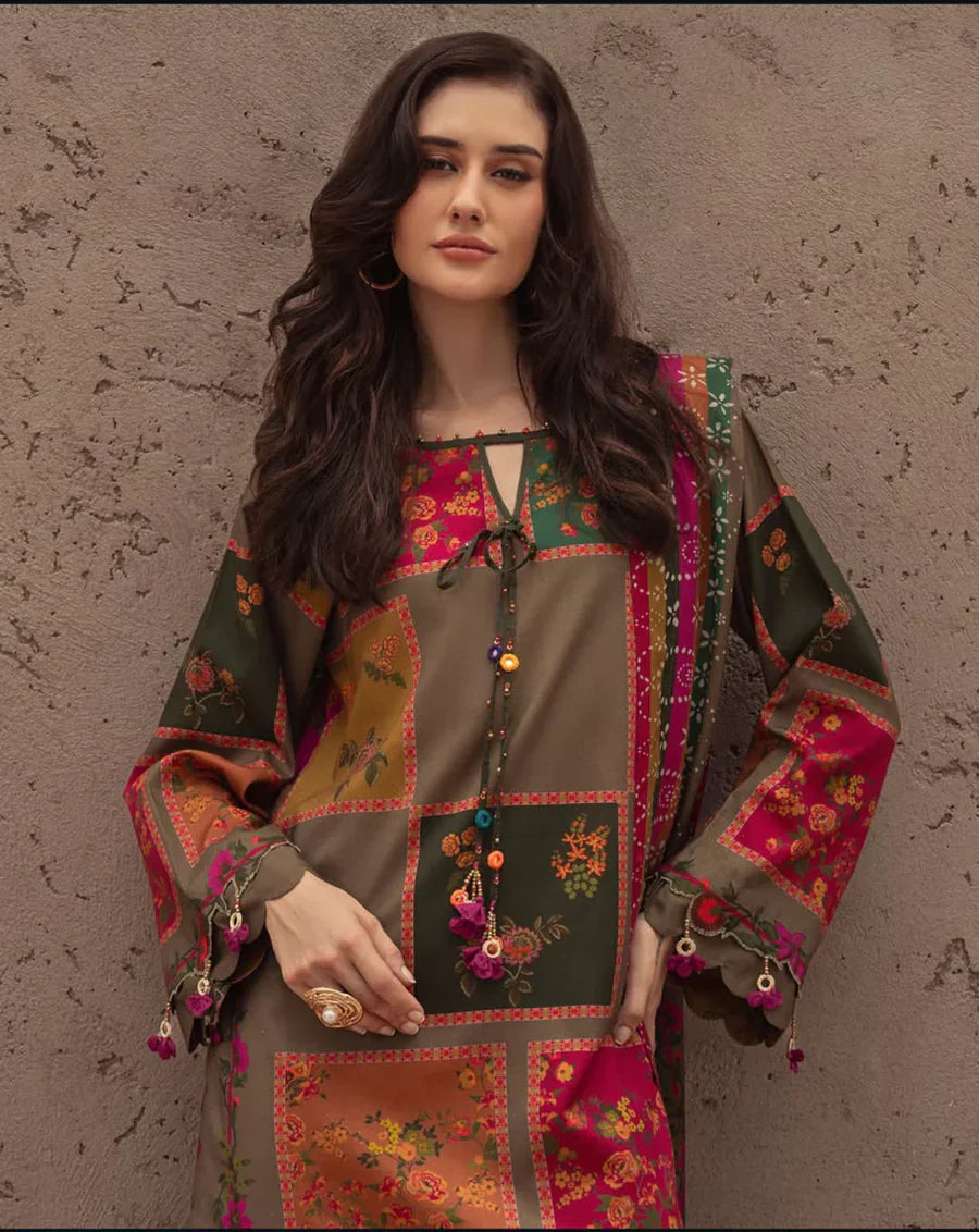 Baroque D-2115 Printed three piece ( winter )