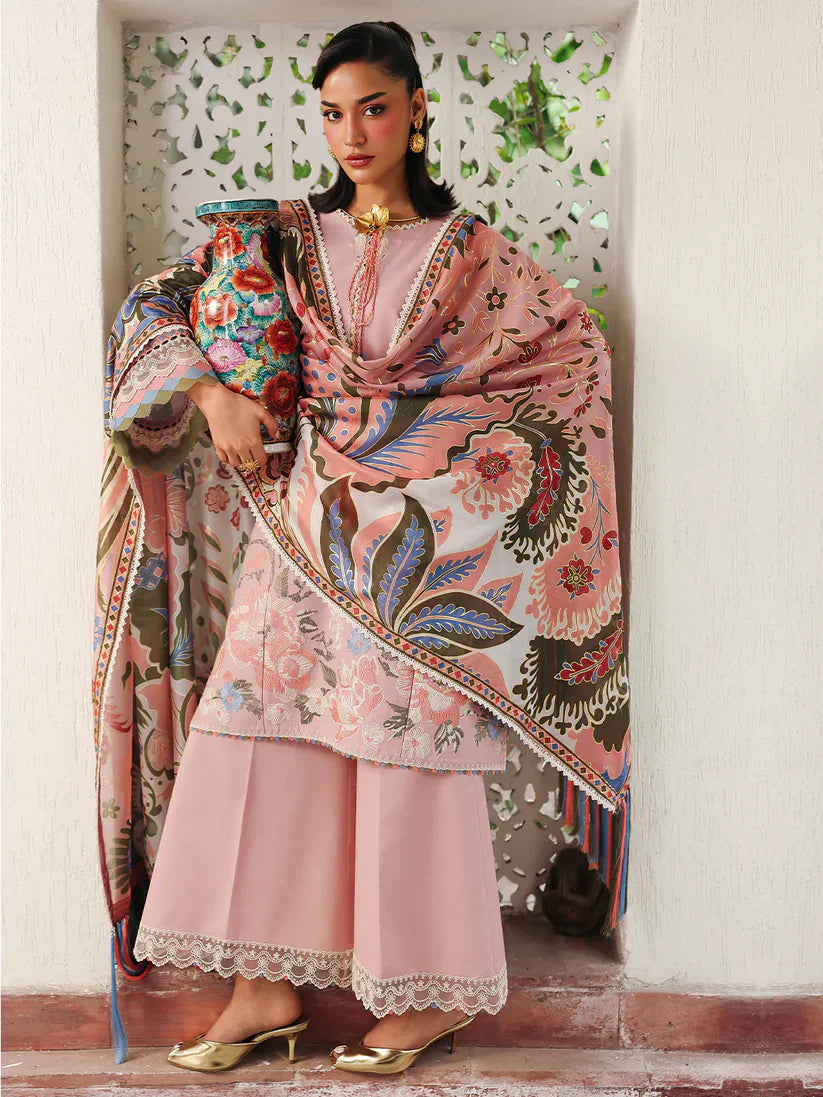 Bin ilyas Lawn Embroidered Three Piece BIL-287