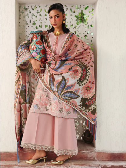 Bin ilyas Lawn Embroidered Three Piece BIL-287