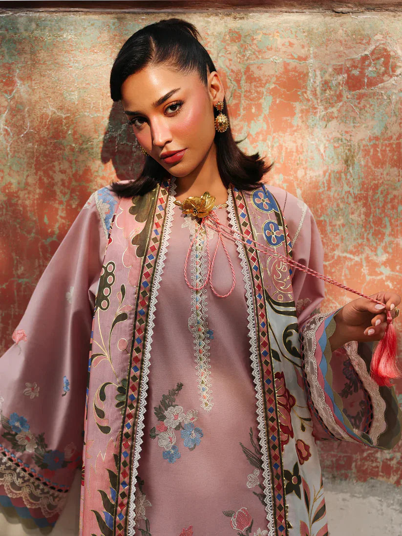 Bin ilyas Lawn Embroidered Three Piece BIL-287